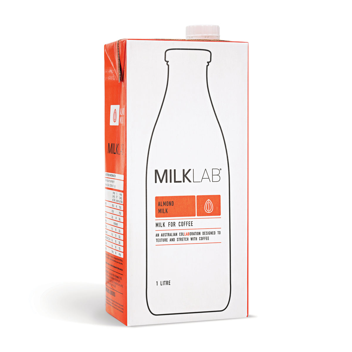Milk Lab Almond Milk 8 x 1L Milk Coffee Tea